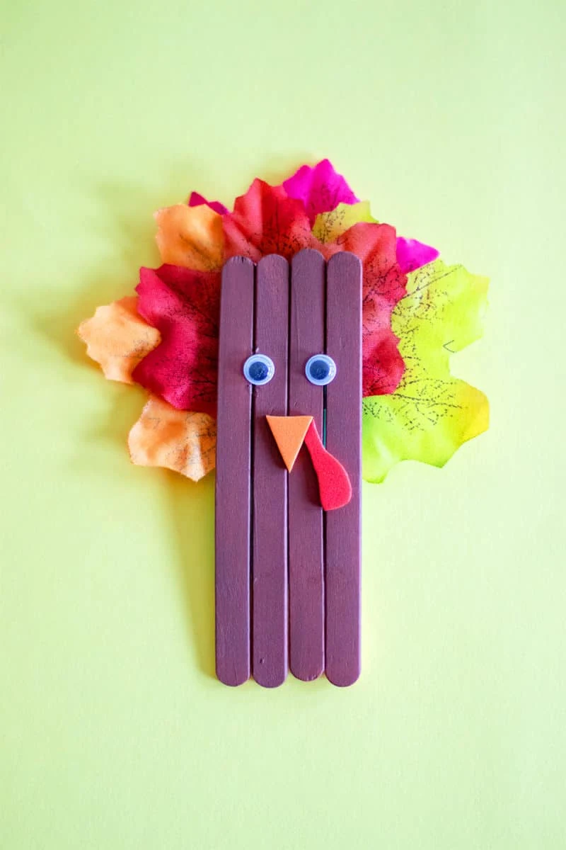 popsicle stick turkey