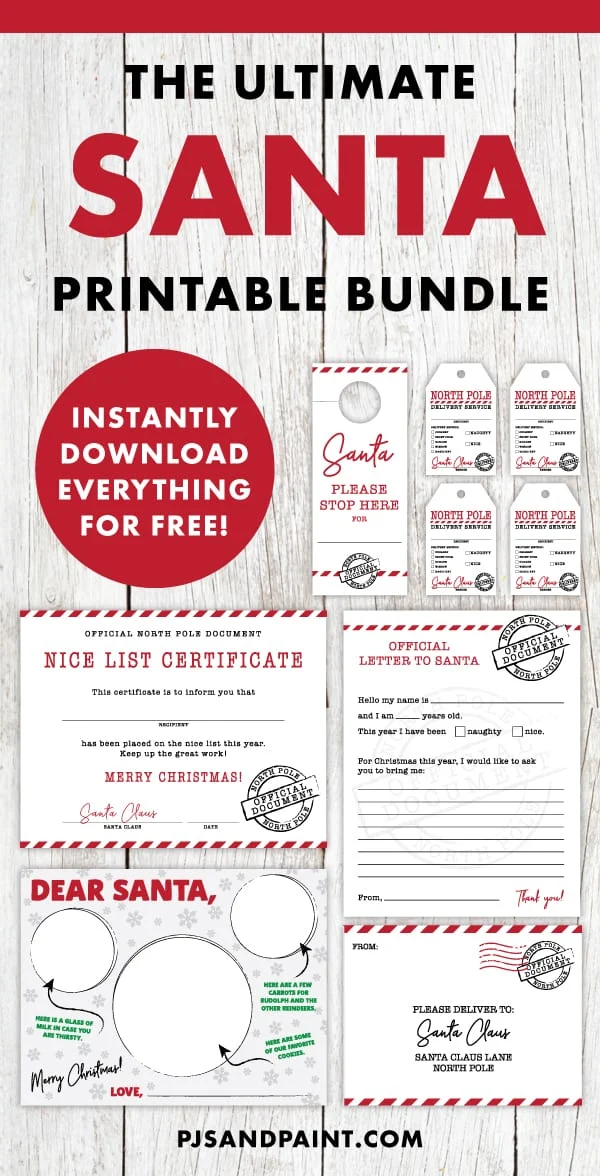 Free Printable Nice List Certificate Signed By Santa