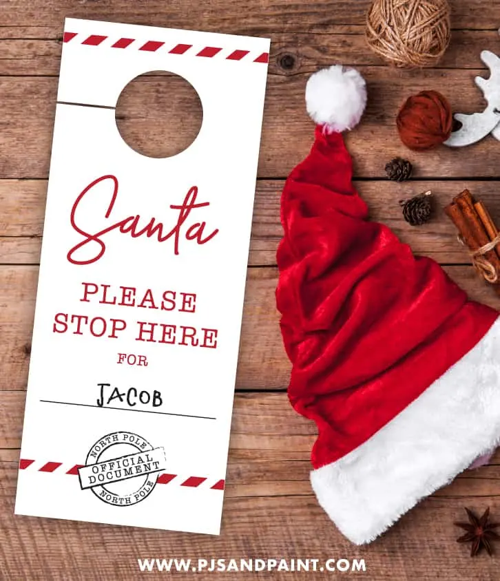 santa please stop here