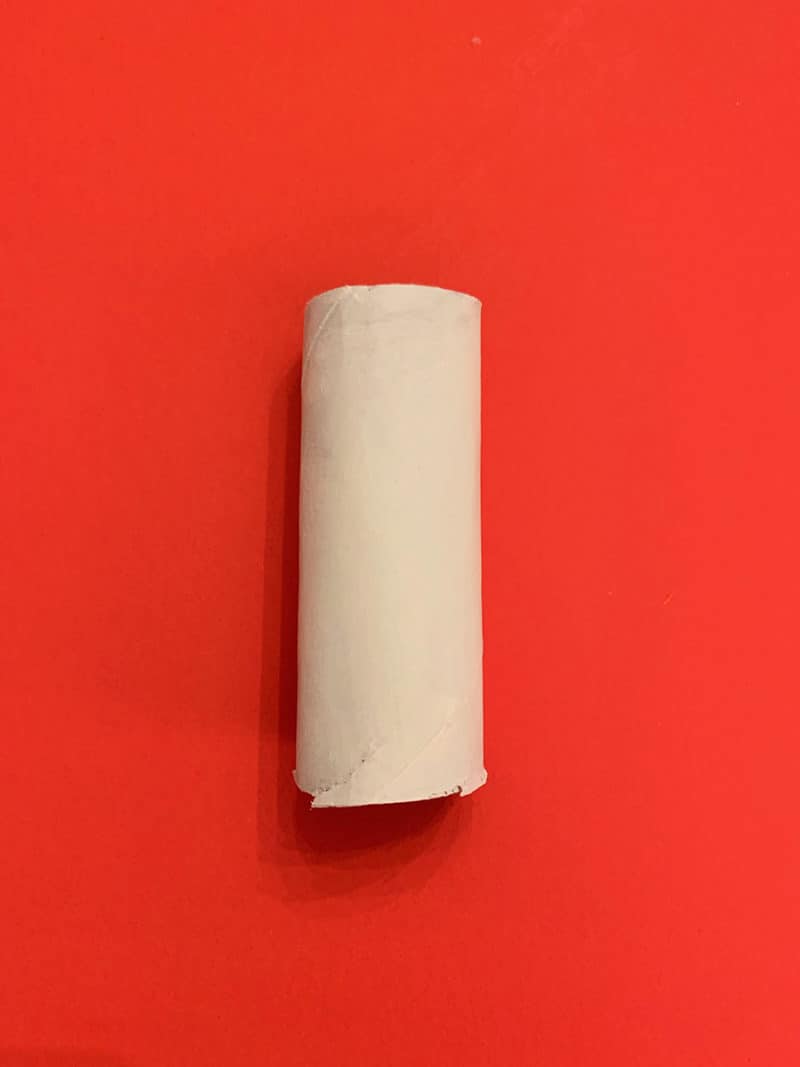 white paper towel roll
