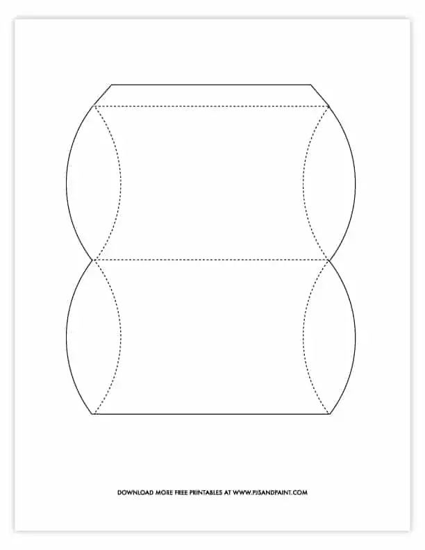 Pillow envelope template sale