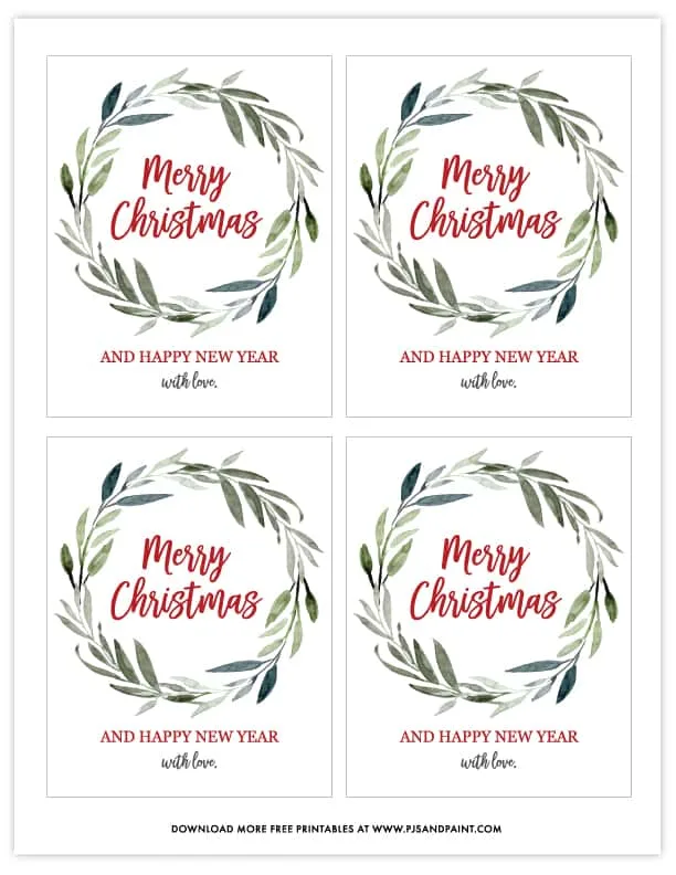 merry christmas wine bottle labels