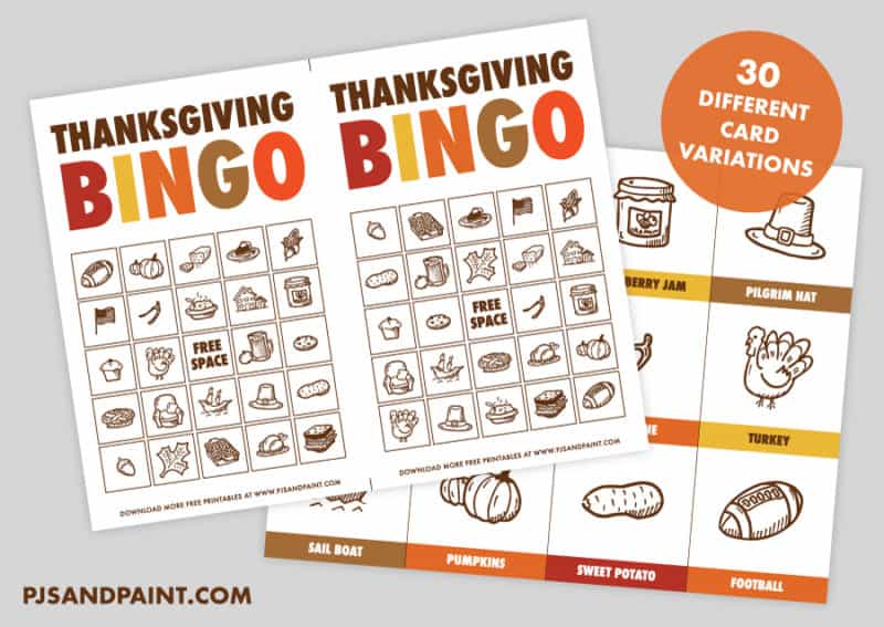 Turkey Bingo