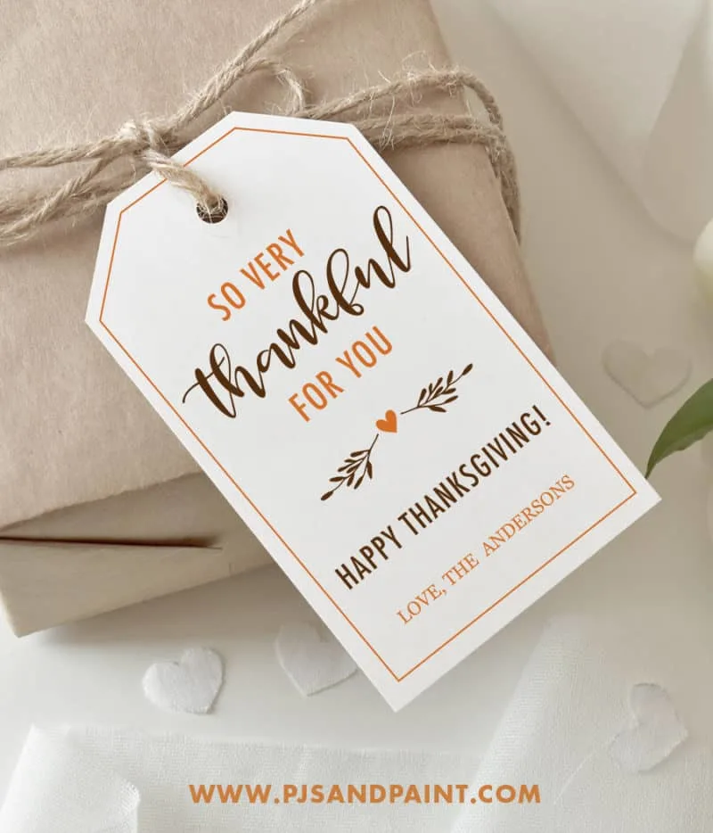 thanksgiving gift tag sayings