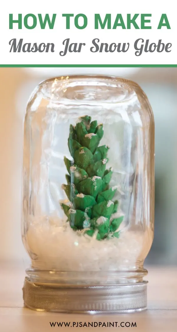 DIY: Mason Jar Snow Globe