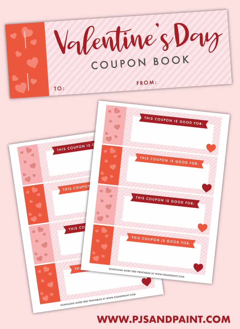 Free Printable Valentine's Day Coupon Book - Last Minute Gift Idea