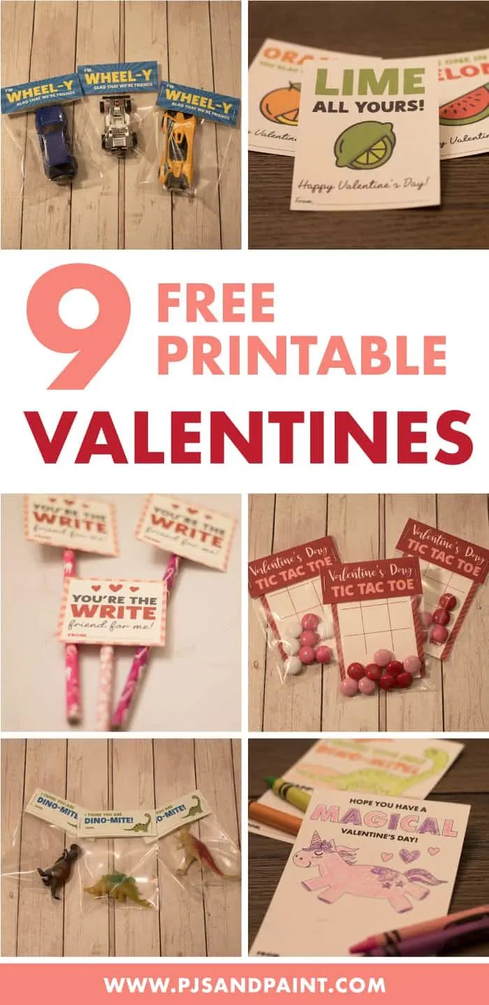 9 free printable valentines pinterest