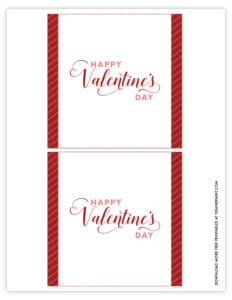 Free Printable Valentine’s Day Candy Bar Wrappers