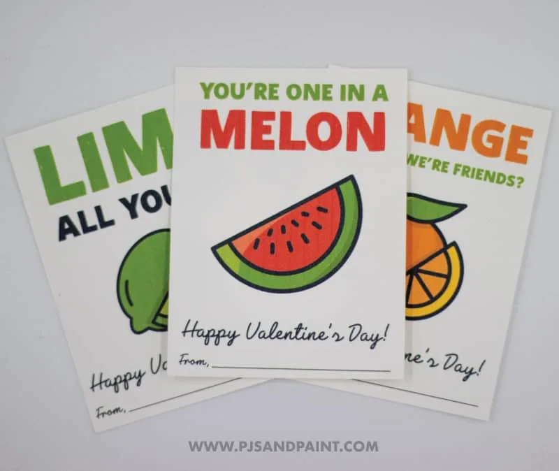fruit puns valentines
