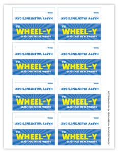 Free Printable Race Car Valentines - Pjs and Paint