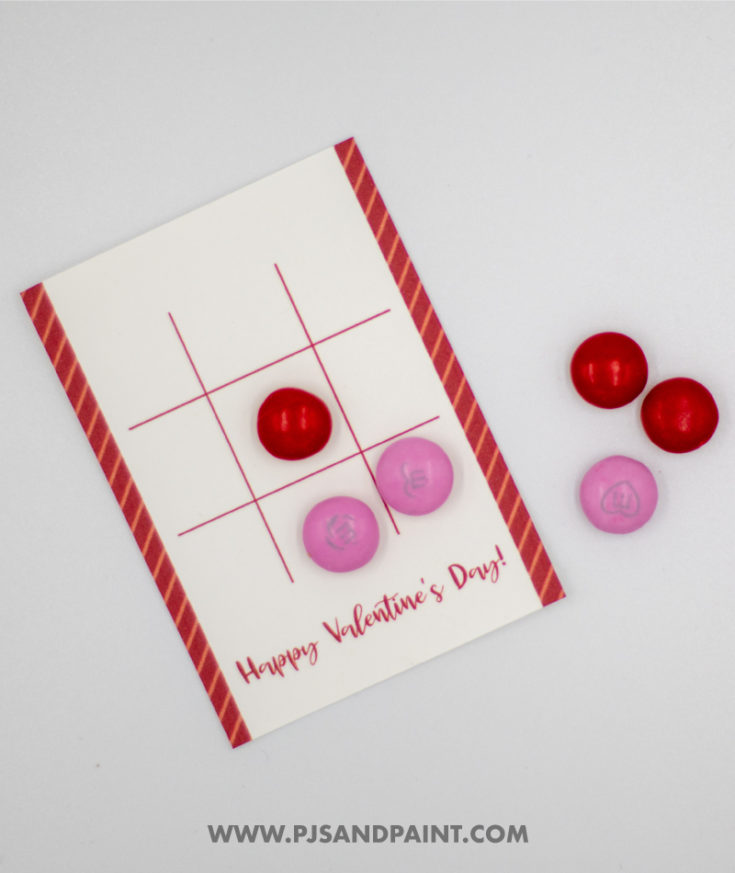 Free Printable Valentine's Day Tic Tac Toe - Pjs and Paint