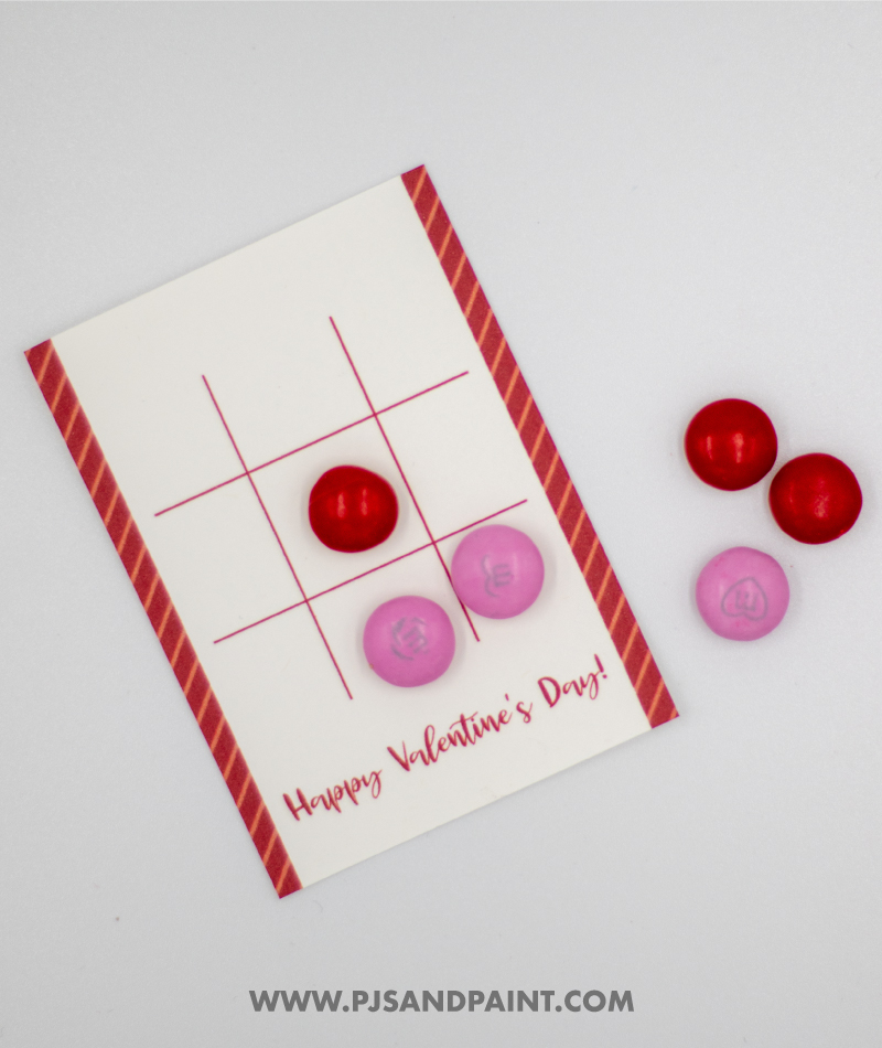 free printable valentines day tic tac toe pjs and paint