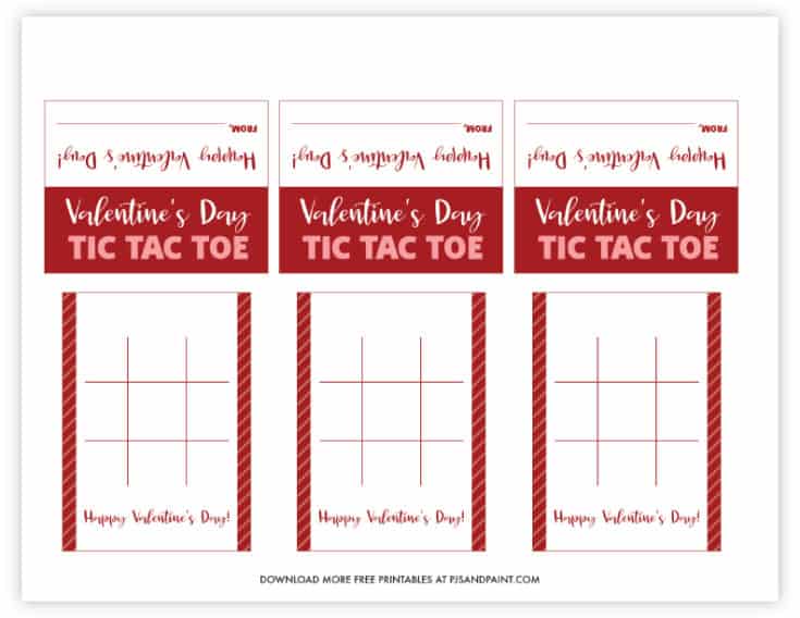 9 Free Printable Valentines Cards - Pjs and Paint