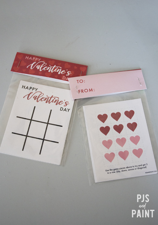 DIY Valentine Tic Tac Toe Board