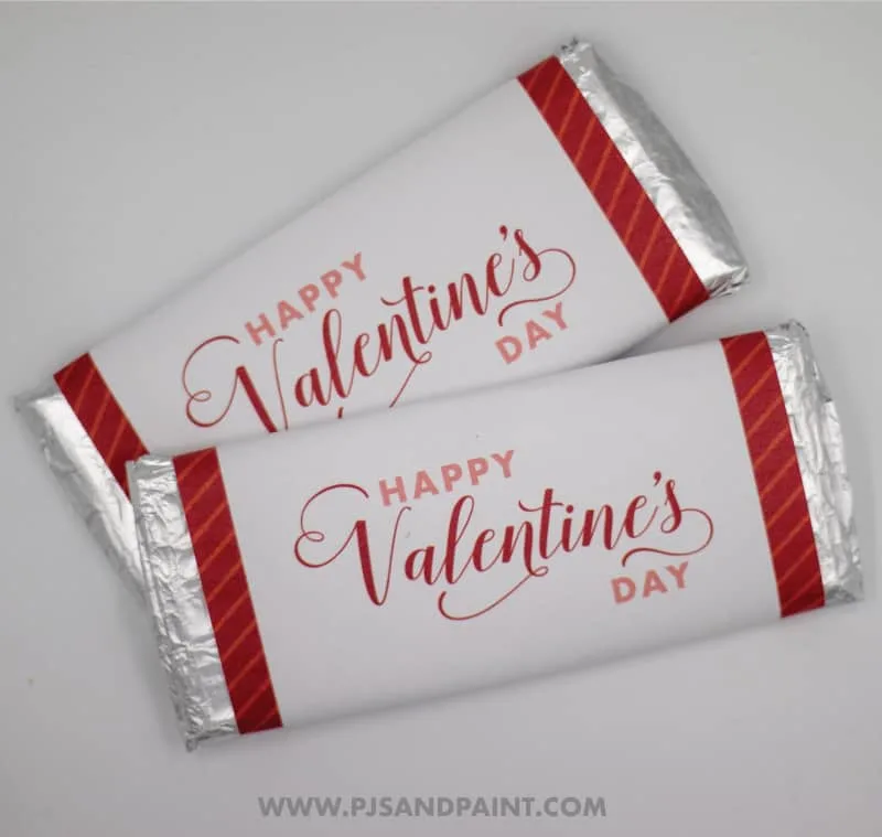 valentines day candy bar wrappers