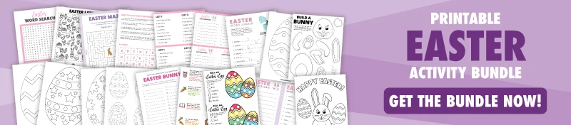 easter activity bundle banner