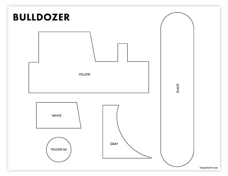 bulldozer template