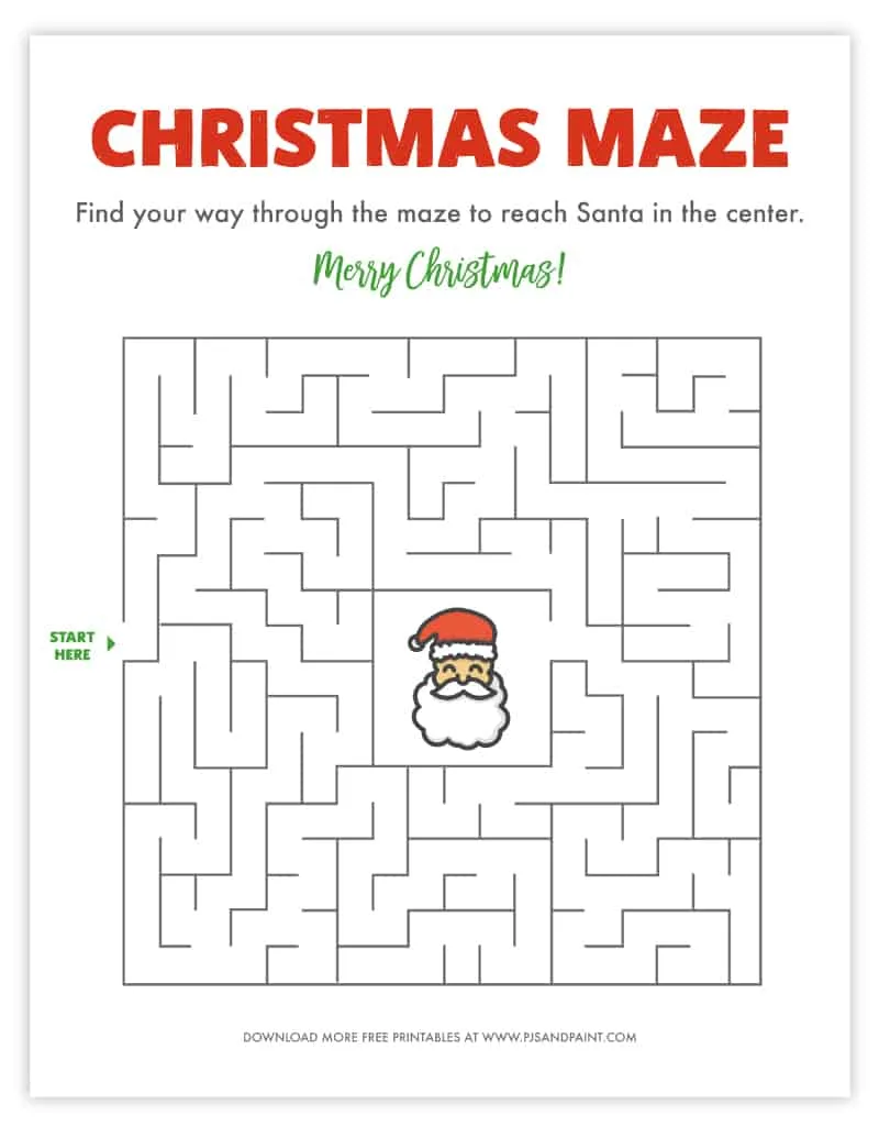 printable-christmas-mazes