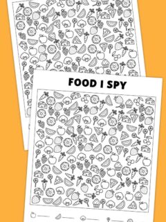 food i spy free printable game