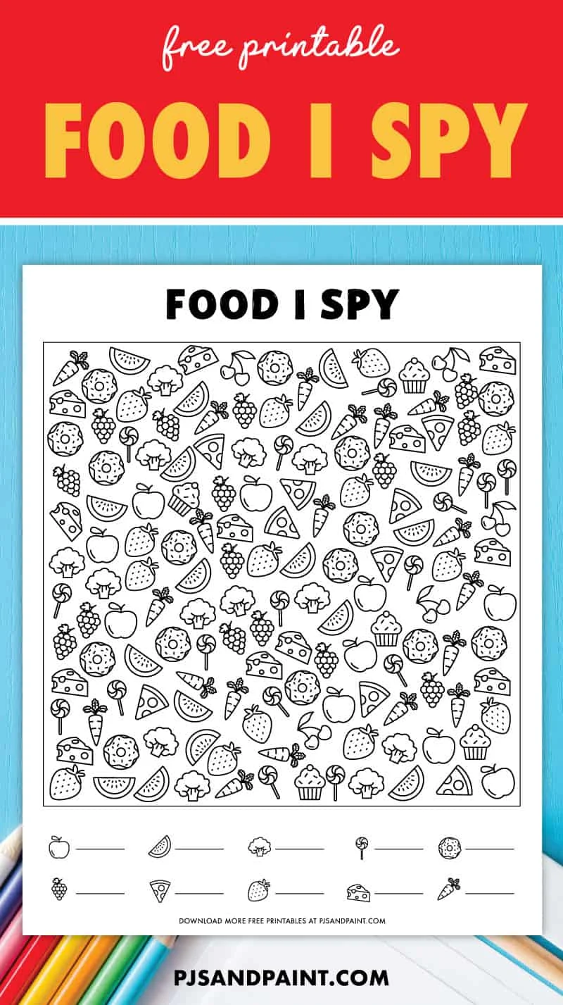 food i spy pinterest