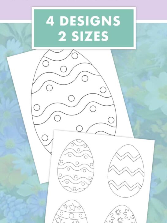Easter Bunny Template - Free Printable Bunny Pattern - Pjs and Paint