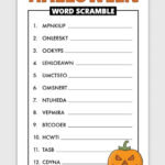 halloween word scramble thumbnail