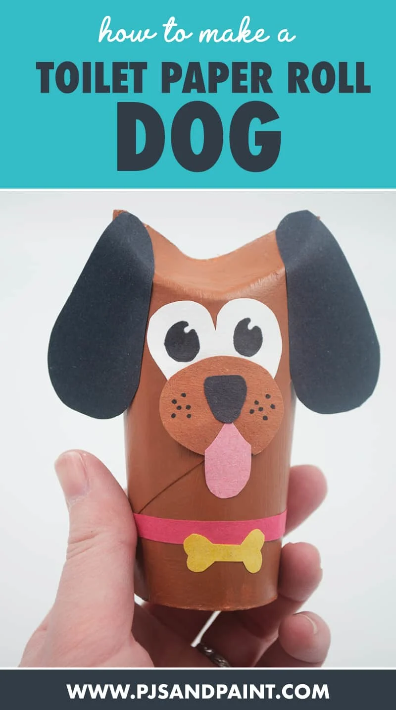 how to make a toilet paper roll dog