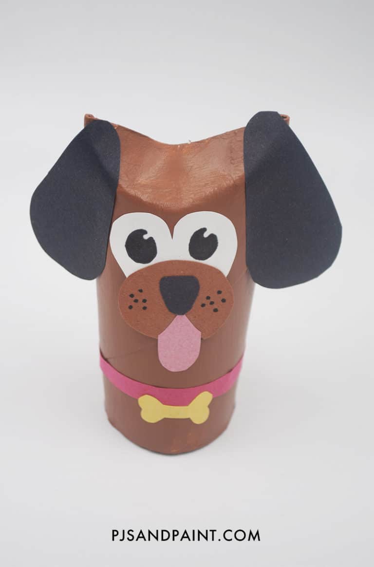 How To Make A Toilet Paper Roll Dog Pjs and Paint