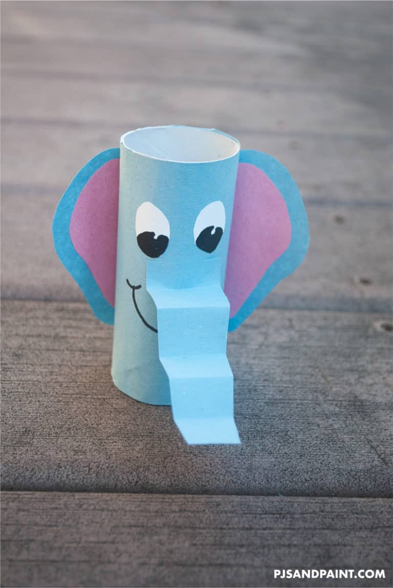 toilet paper roll elephant