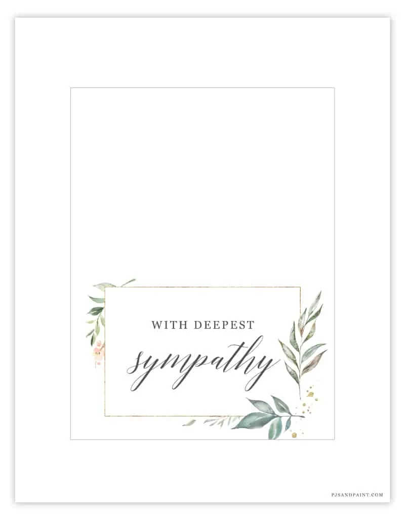 sympathy card free download