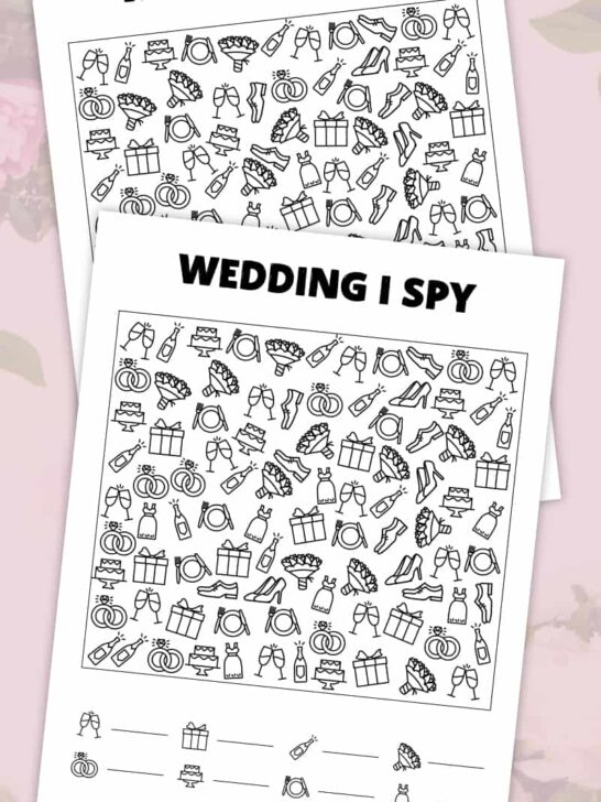 Free Printable Birthday I Spy Game for Kids - Pjs and Paint