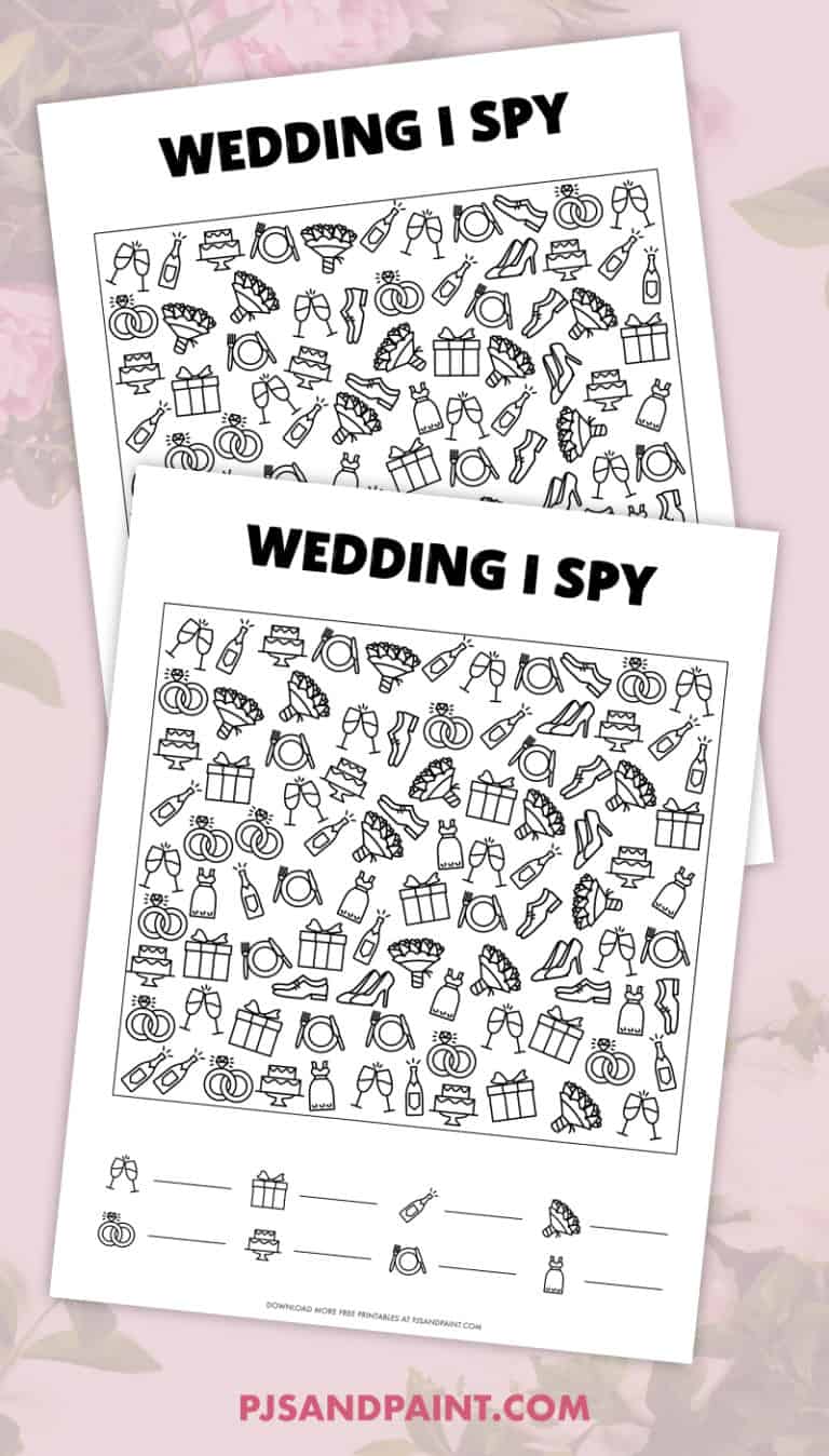 Free Printable Birthday I Spy Game for Kids - Pjs and Paint