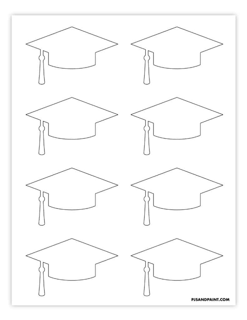 Graduation Hat Template Printable Hub Of Customized Templates