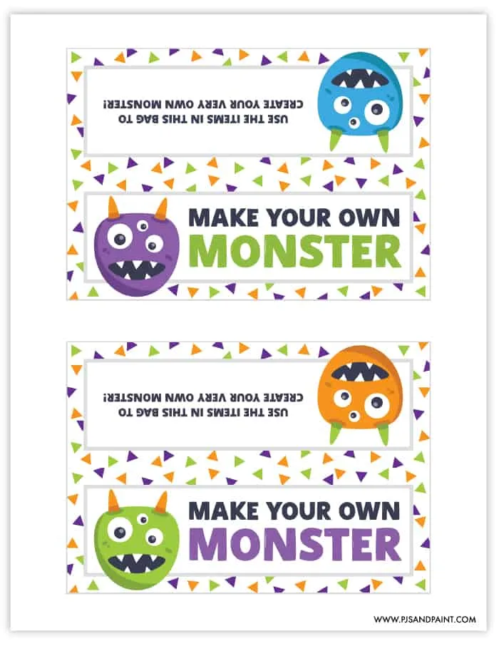 5 Little Monsters: Personalized Labels for School Supplies