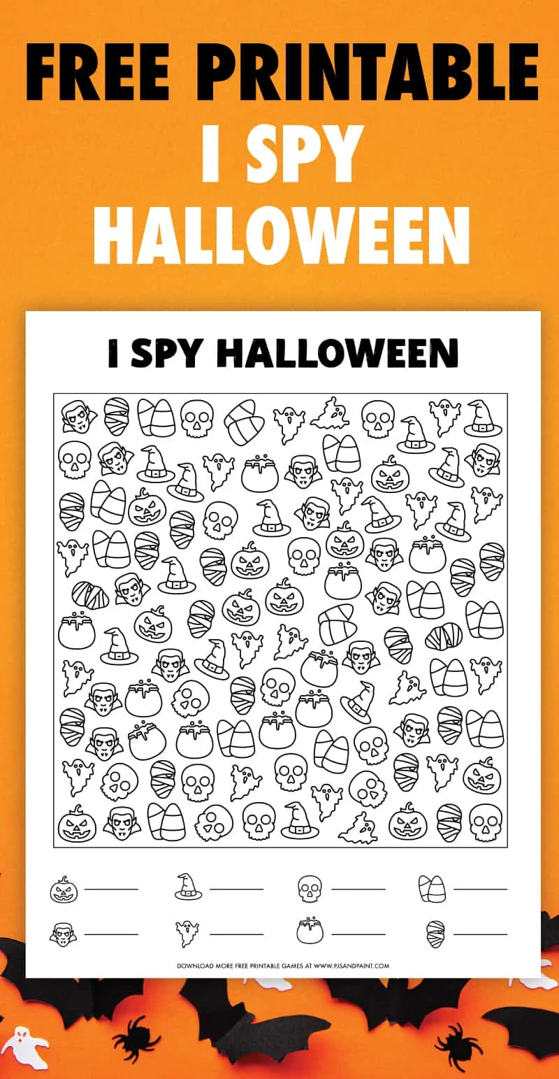 printable halloween games