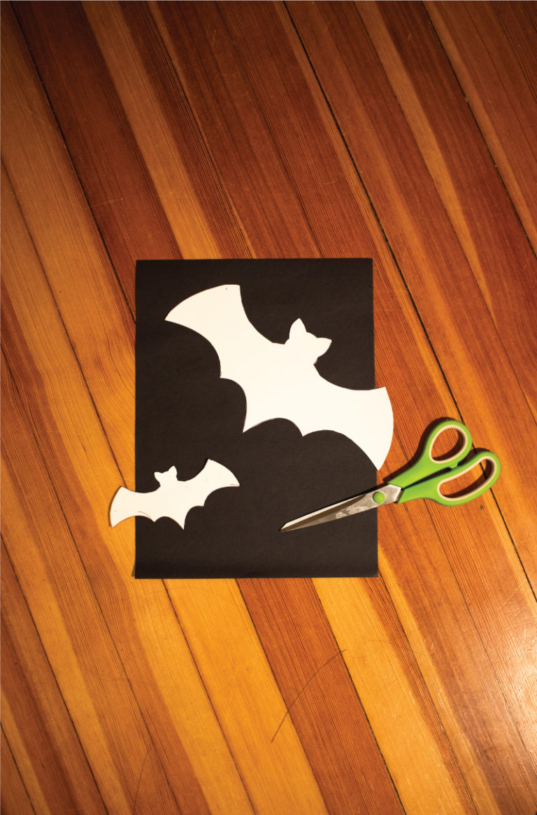 Free Printable Bat Template - DIY Halloween Decorations - Pjs and Paint