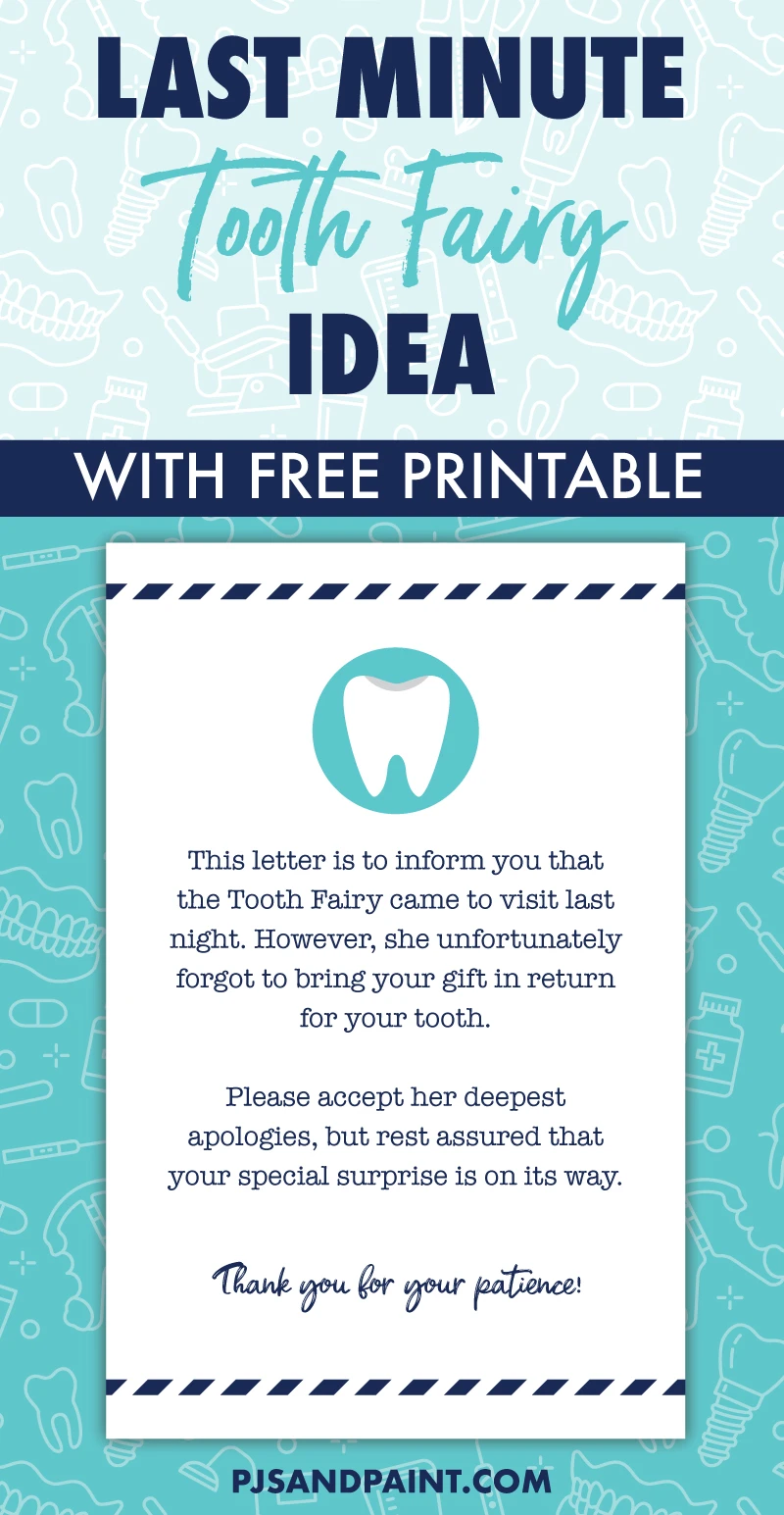 last minute tooth fairy idea