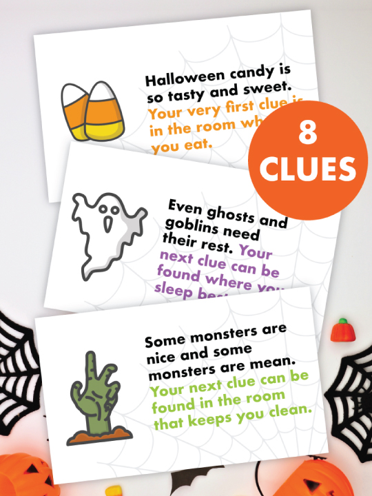 Free Printable Halloween Scavenger Hunt for Kids