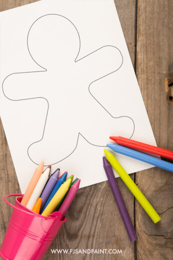 Free Printable Gingerbread Man Template - Pjs and Paint