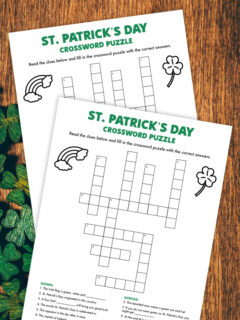 st patricks day crossword puzzle thumbnail