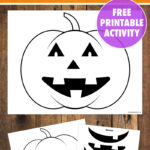 create your own jack o lantern coloring page