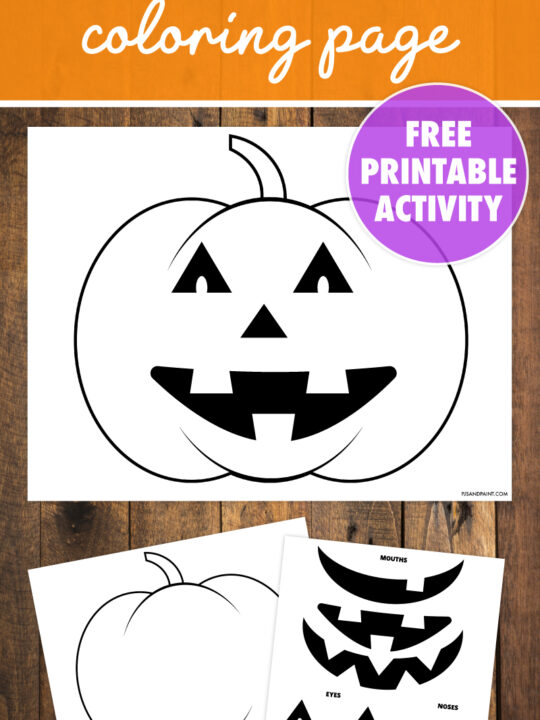 Jack-O-Lantern coloring page Archives - Pjs and Paint