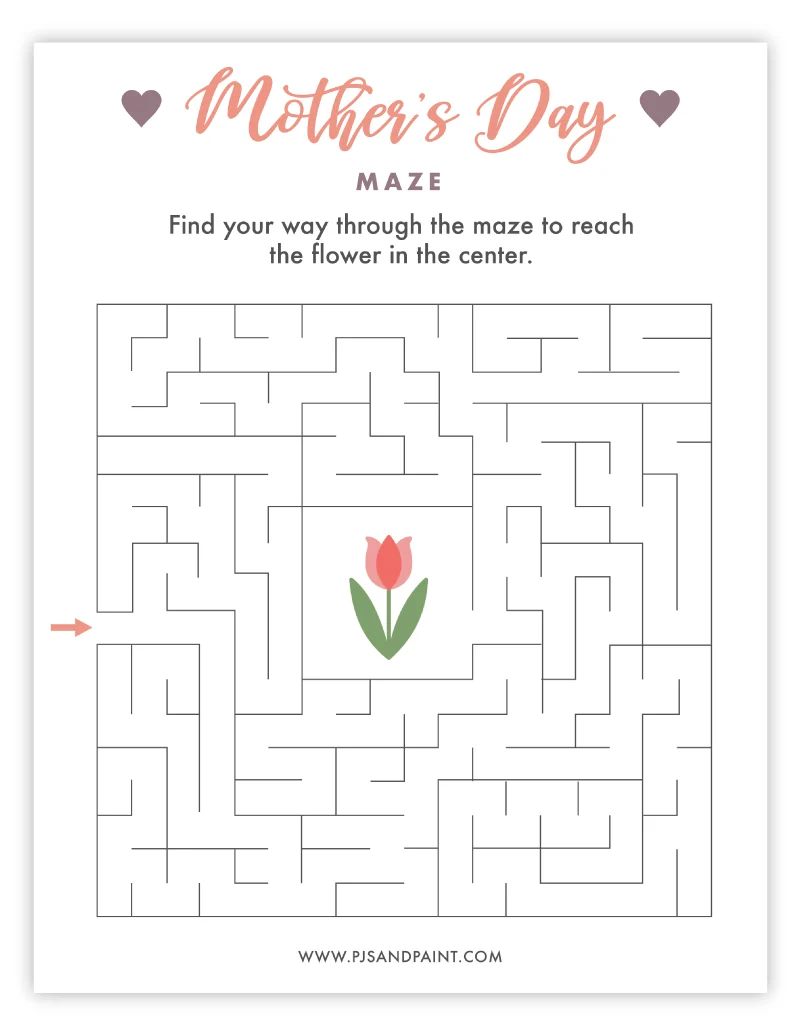 mothers day maze