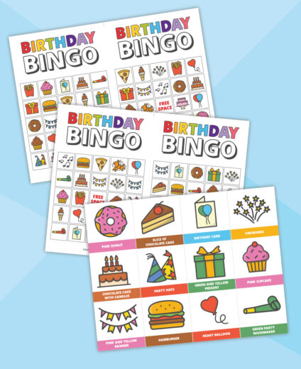 Free Printable Birthday Bingo Cards A37