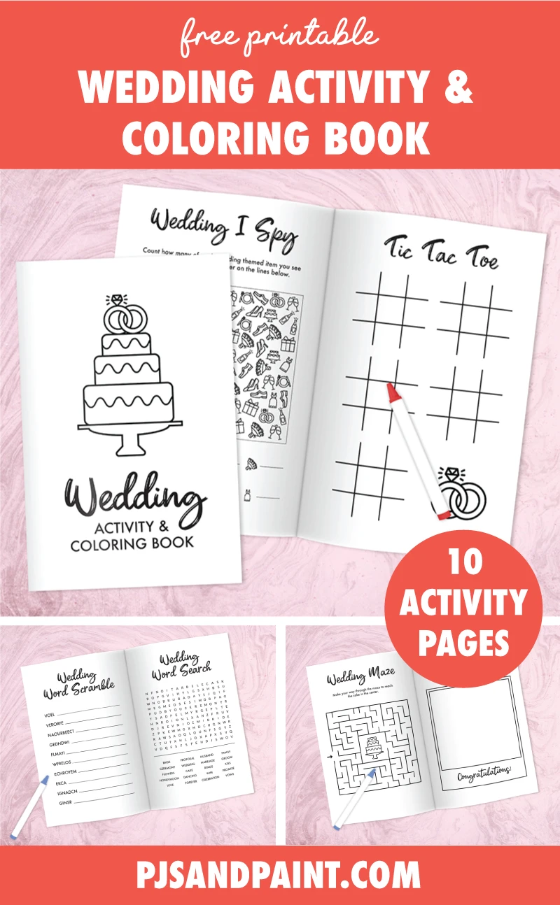 wedding connect the dots for kids