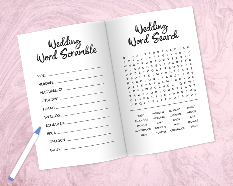Printable Free Wedding Activity Book Pdf Get Your Hands On Amazing 