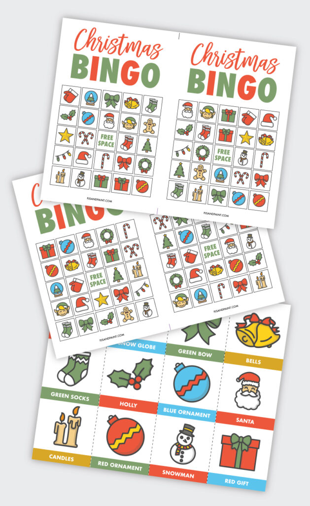 6 Free Printable Christmas Party Games For Families Pjs And Paint