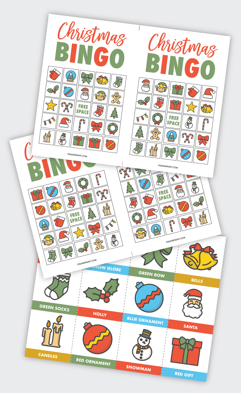Christmas bingo printable