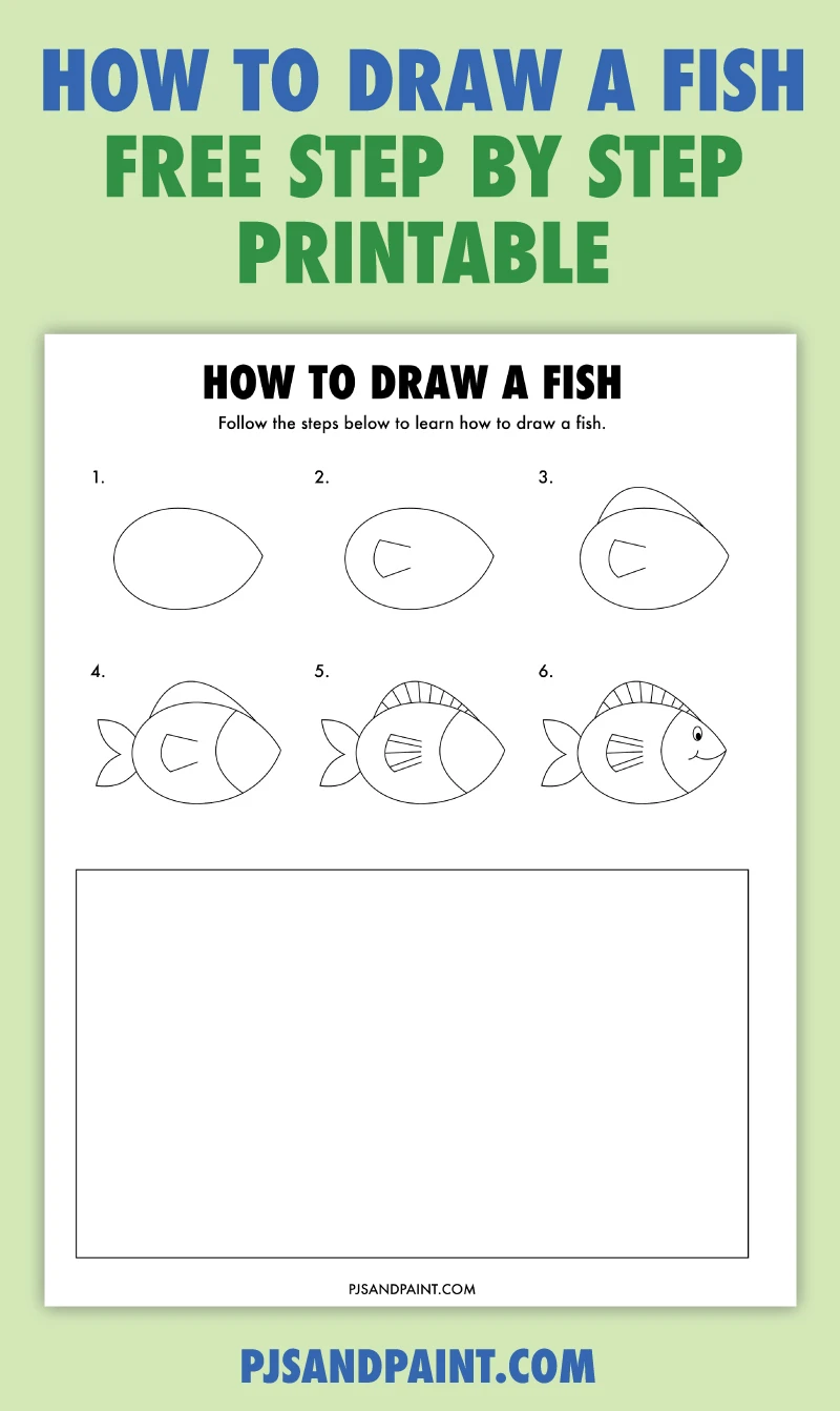 How To Draw a Fish Easy Step By Step For Beginners