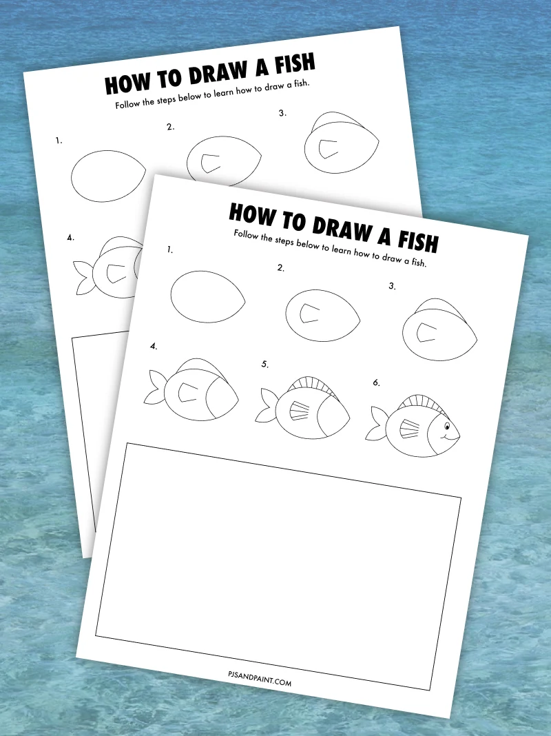 How to draw a Fish | LEARNING how to DRAW a FISH - YouTube